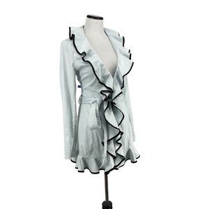 Venus Women’s SZ 12 Sexy Light Sky Blue Ruffle